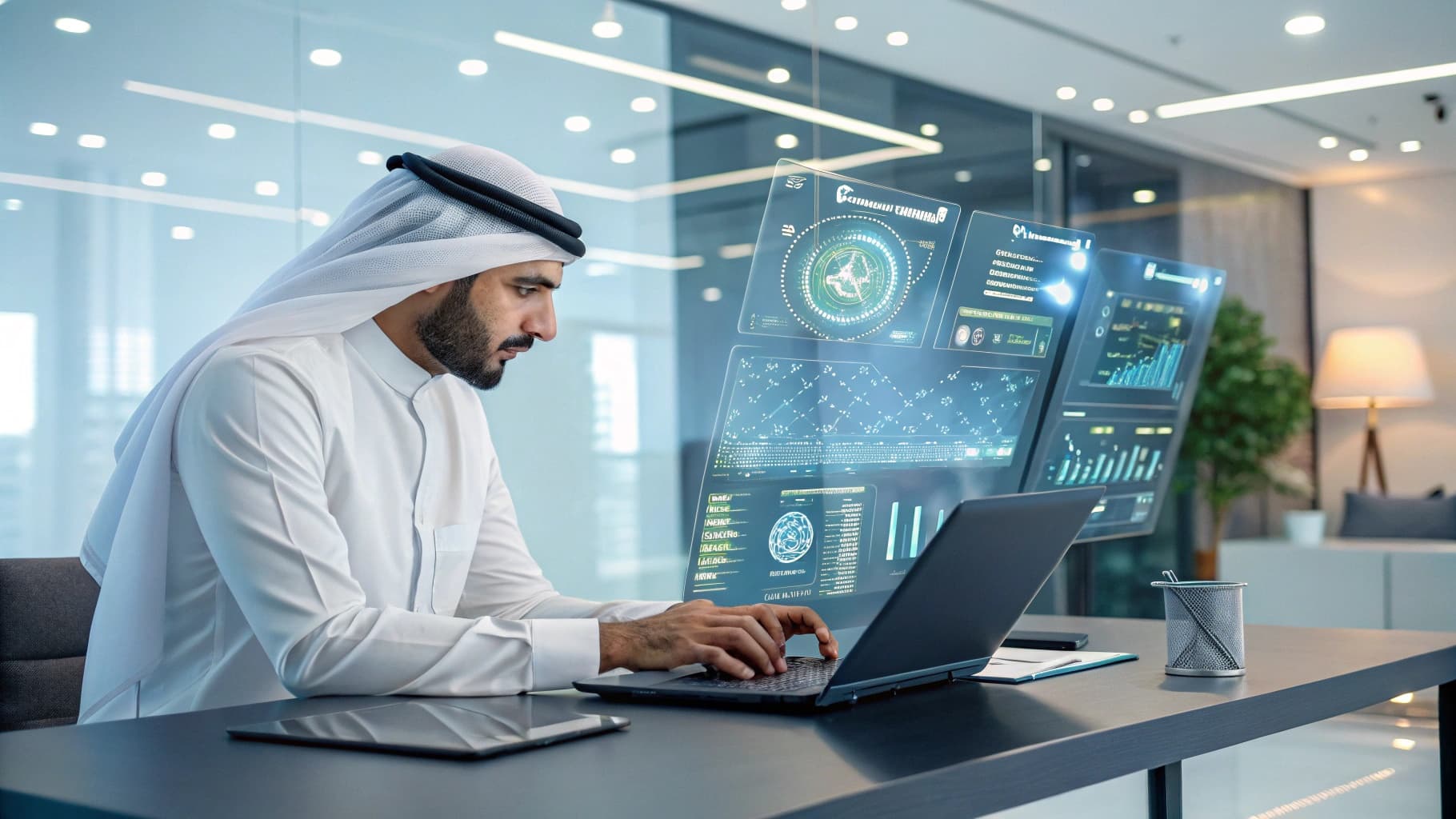 محترفون سعوديون يستخدمون الذكاء الاصطناعي في مجال الاستشارات